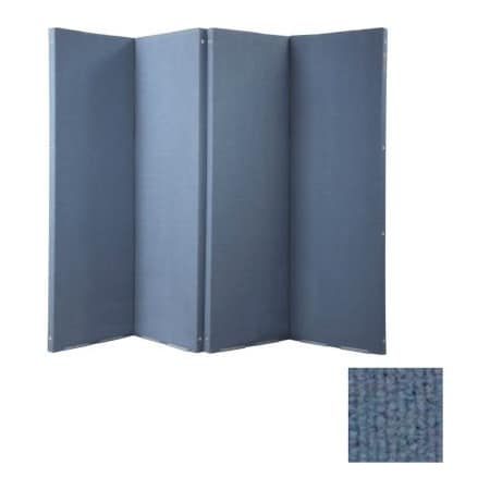 Versare Solutions. VersiFold Portable Acoustical Partition, 8' x 6'6in, Blue 1723003